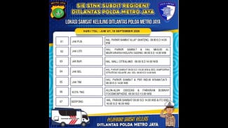 Ini 14 Lokasi Samsat Keliling Jumat 18 September Hari Ini