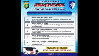 Mau Urus Perpanjangan SIM, Datangi Lokasi-lokasi SIM Keliling Jumat Hari Ini