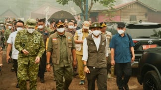 Kawal Penanganan Karhutla, Kepala BNPB dan Menhut Putuskan Berkanto​​r di Kalteng