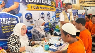 Cegah TBC di Balik Jeruji, 150 Warga Binaan dan Pegawai Lapas Cianjur Jalani Cek Kesehatan