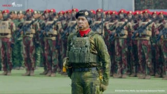 Tampil Gagah, Jenderal Kopassus Pemburu KKB Papua Letjen TNI Lucky Avianto Jadi Komandan Upacara HUT ke-81 TNI