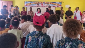 Anak-anak Pelosok Papua Dapat Perhatian Khusus, CPP dan Agrinas Turun Langsung ke Boven Digoel