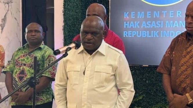 Menteri HAM Natalius Pigai.