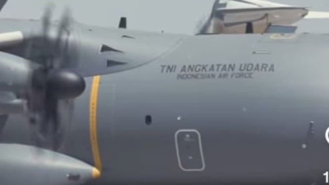 Airbus A400 milik TNI AU.