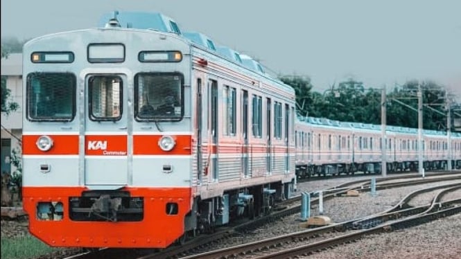 Ilustrasi KRL Commuter Line