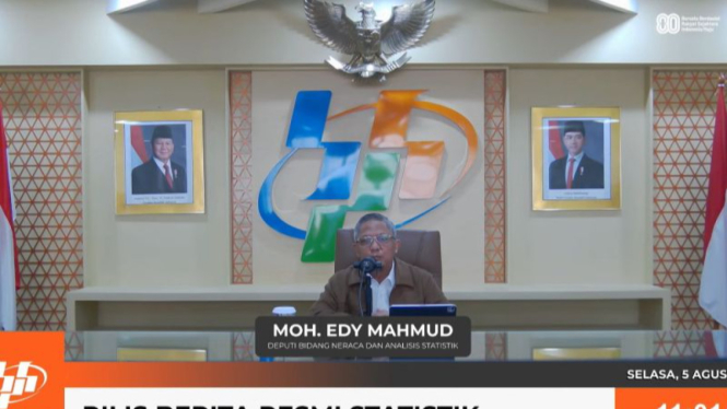 Deputi Bidang Neraca dan Analisis Statistik BPS Moh. Edy Mahmud