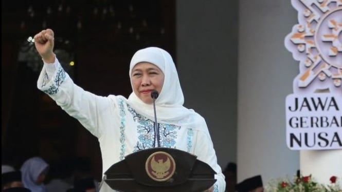 Gubernur Jatim Khofifah Indar Parawansa.