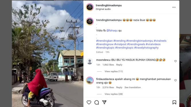 Kocak, Cara Pria Ini Halau Warga Agar Tak Terjaring Razia