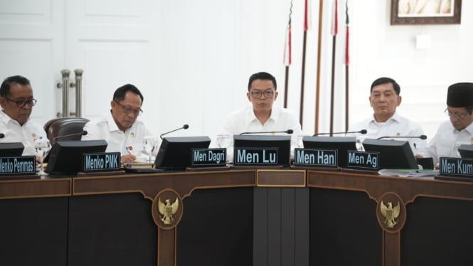 Sidang Kabinet ke-8 di Istana Negara, Jakarta. Rabu 6/8/2025
