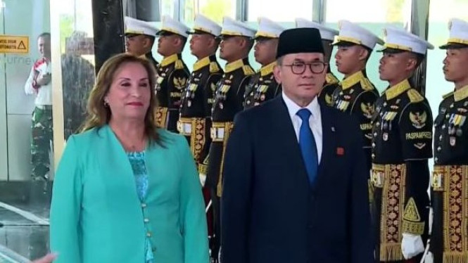 Presiden Peru Dina Ercilia Boluarte Zegarra.