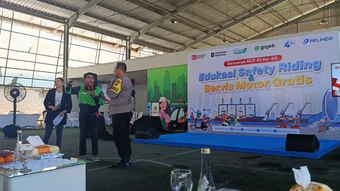 Pelatihan keselamatan berkendara memperingati HUT RI ke-80
