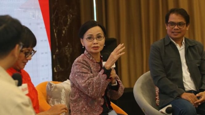 Diskusi dengan topik 'Perjalanan Menuju Merdeka dari Bias Gender'.