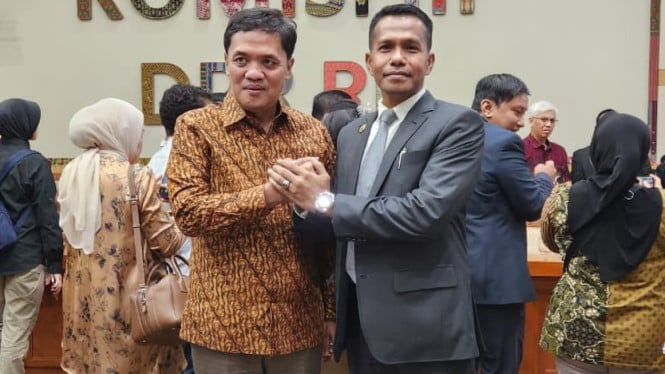 Tasrif M Saleh (Kanan) Bersama Habiburokhman