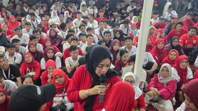 Momen semarak HUT RI di halaman Dapur MBG Jatisari Bekasi