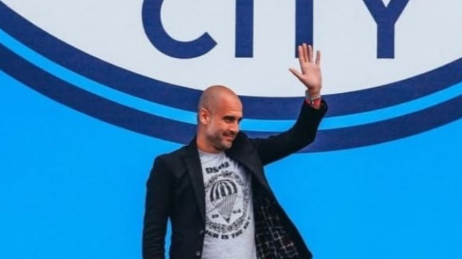Pelatih Man City Pep Guardiola
