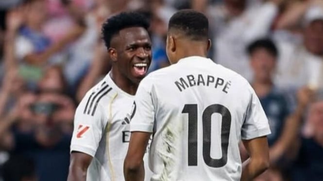 Penyerang Real Madrid Kylian Mbappe