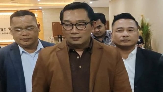 Ridwan Kamil Usai Tes DNA di Bareskrim Polri