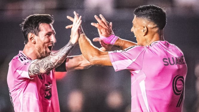 Luis Suarez dan Lionel Messi (Inter Miami)