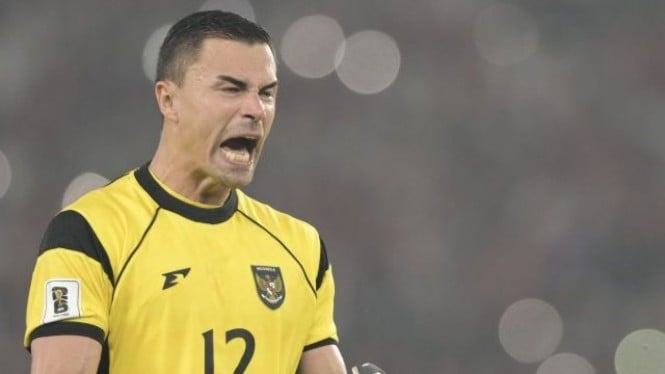 Kiper Timnas Indonesia Emil Audero.