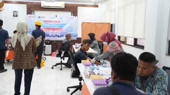 Layanan Medis Gratis untuk tenaga kerja bongkar muat Pelabuhan