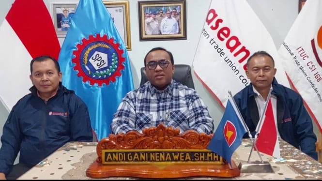 Presiden KSPSI Andi Gani Nena Wea