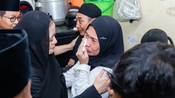 Puan Maharani Datangi Kediaman Affan