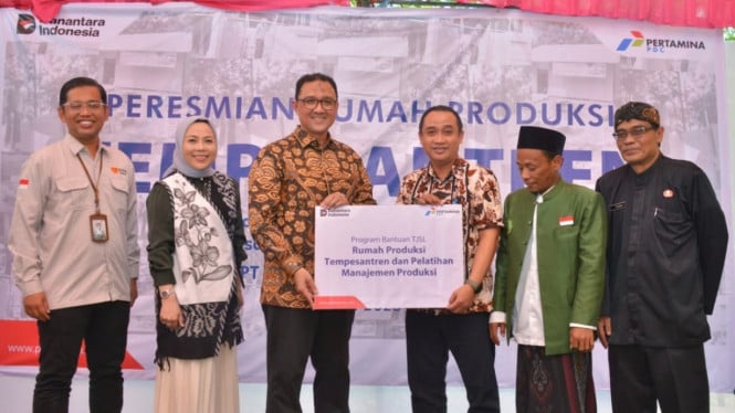 PDC resmikan rumah produksi tempe di pesantren