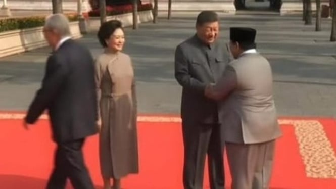 Presiden RI Prabowo Subianto dan Presiden Cina Xi Jinping.