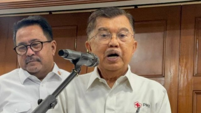 Ketua Umum Palang Merah Indonesia (PMI) Jusuf Kalla alias JK,