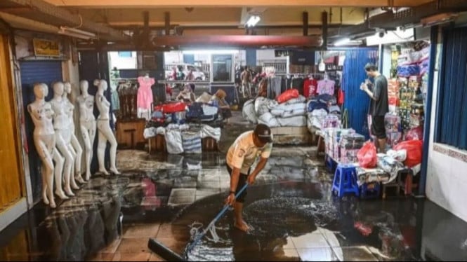 Banjir di Pasar Cipulir, Jaksel