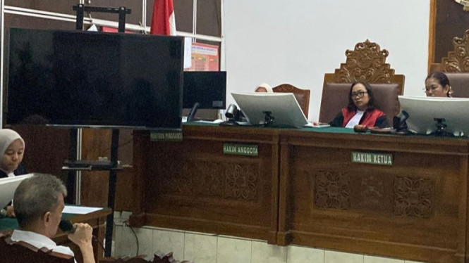 Sidang vonis musisi Fariz RM di PN Jaksel.
