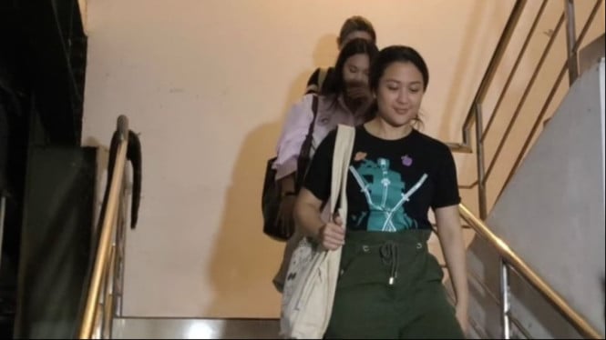 Sherina Munaf usai diperiksa Polisi terkait kucing Uya Kuya