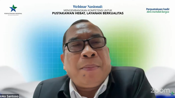 Ketua Forum Perpustakaan Digital Indonesia (FPDI), Joko Santoso