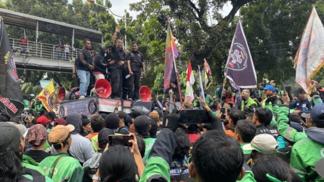 Demo ojol beberapa waktu lalu