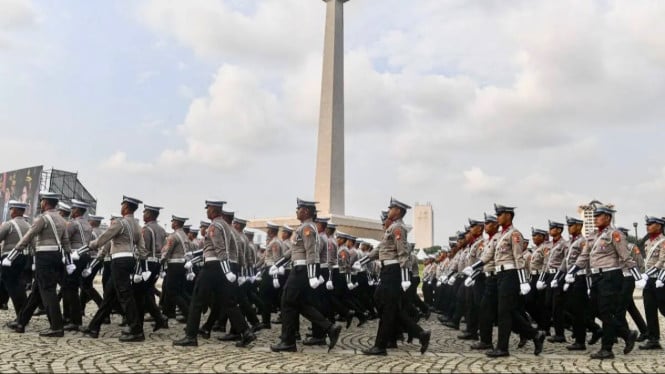 Ilustrasi personel kepolisian