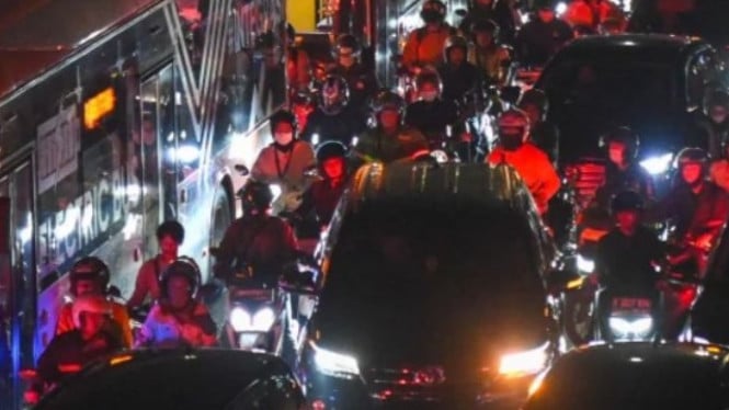 Kemacetan di Jalan TB Simatupang