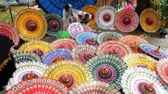 UMKM di Festival Payung Solo. (Foto ilustrasi).