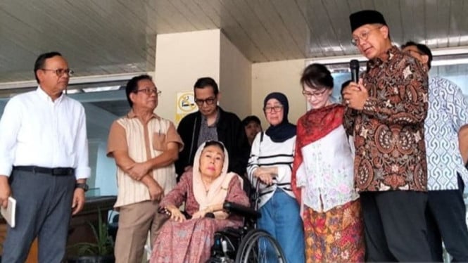 Sinta Nuriyah, istri Presiden ke-4 RI Abdurrahman Wahid.