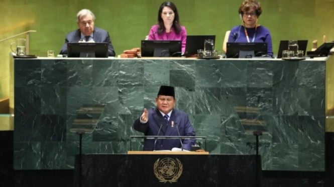 Presiden RI Prabowo Subianto di Markas PBB
