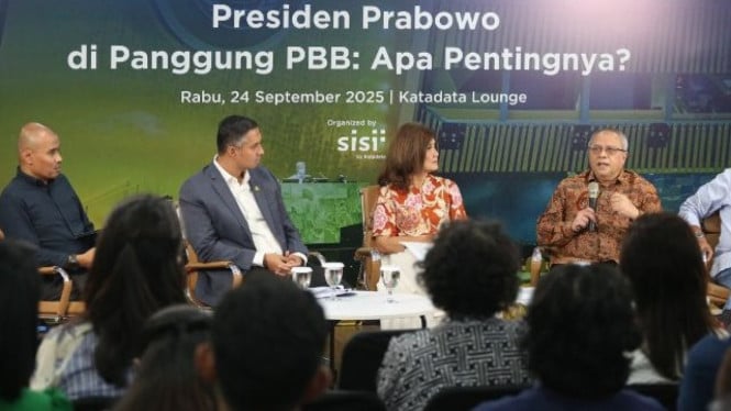 Dialog bertajuk 'Presiden Prabowo di Panggung PBB: Apa Pentingnya?'