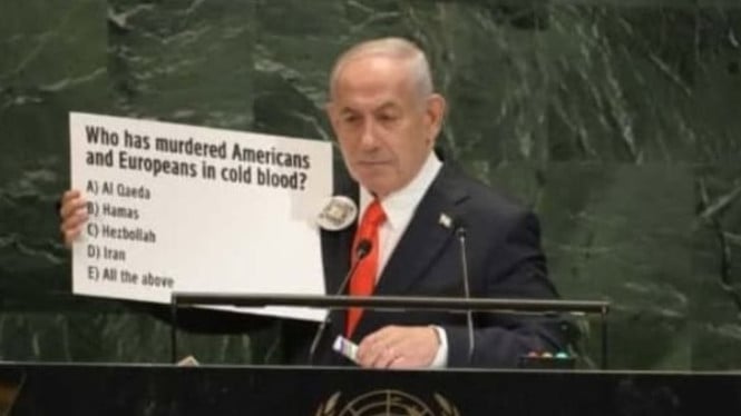 Perdana Menteri Israel Benjamin Netanyahu.