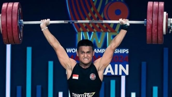 Lifter Indonesia Rizki Juniansyah.