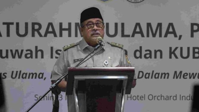 Wagub DKI Jakarta, Rano Karno dalam dialog dengan ulama.