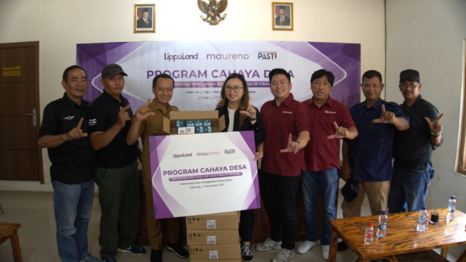 LippoLand dan Anak Usaha Gelar Program Cahaya Desa