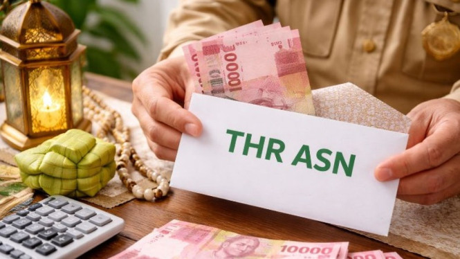 Ilustrasi foto THR ASN.