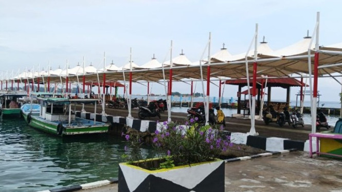 Pulau Pramuka di Kepulauan Seribu.