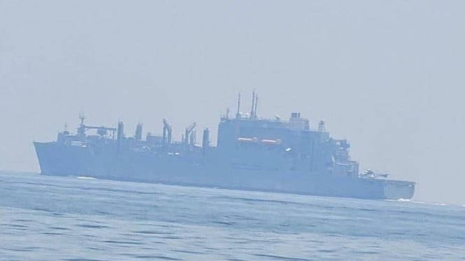 Kapal tanker di Selat Hormuz.