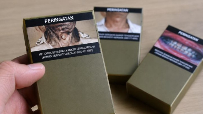 Ilustrasi wacana kemasan polos rokok
