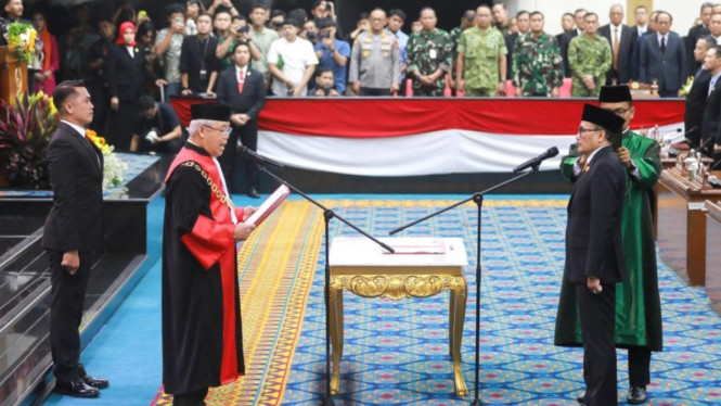 Pengambilan Sumpah/Janji Ketua DPRD DKI Jakarta 2024-2029