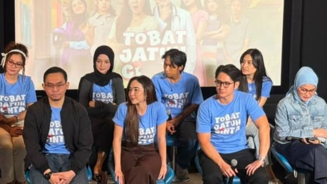 Pemeran sinetron terbaru berjudul 'Tobat Jatuh Cinta'.